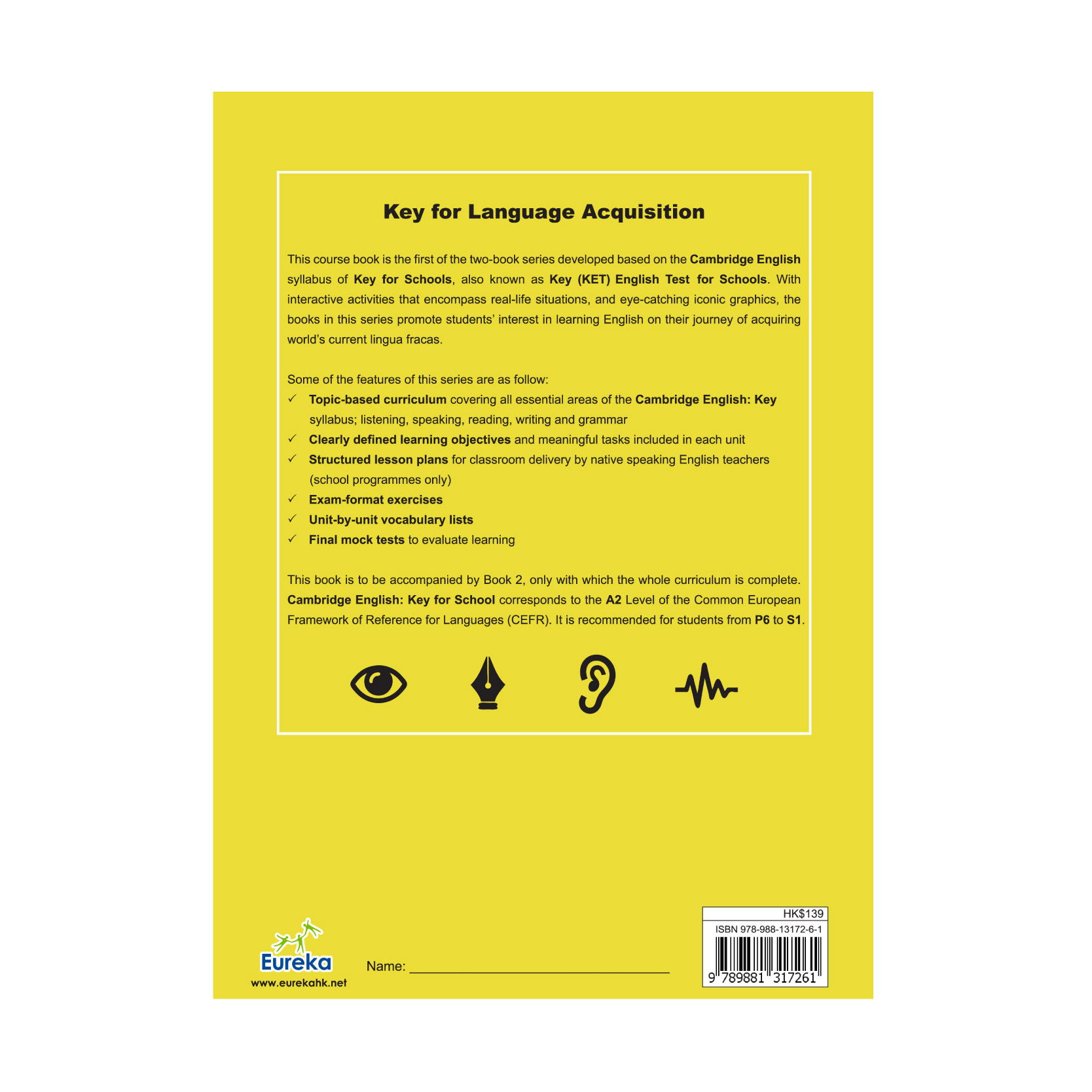 Cambridge English KET back